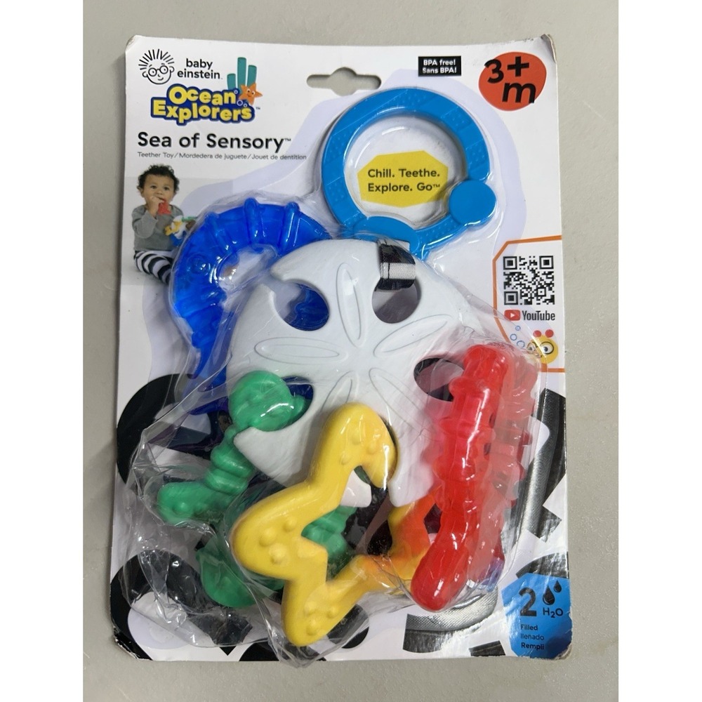Baby Einstein Sea of Sensory Ocean Explorers‎ Teething Toy 3+ Months BPA-Free